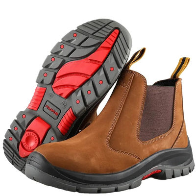 購入 PU レザー / ゴム 靴 ロープなし 防水 チェルシー ワークブーツ online manufacture