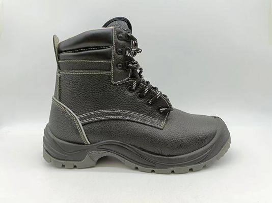 購入 ブラウン色 冬の安全靴 滑りやすい鋼鉄の足の爪 断熱された作業靴 online manufacture