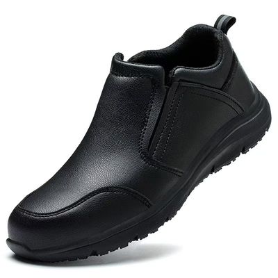 購入 耐久 快適 安全 靴 黒 スリップ 耐久 シェフ 靴 防パンクチャー online manufacture