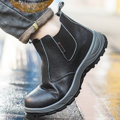 購入 ミクロファイバー革と鋼の足の靴 online manufacture