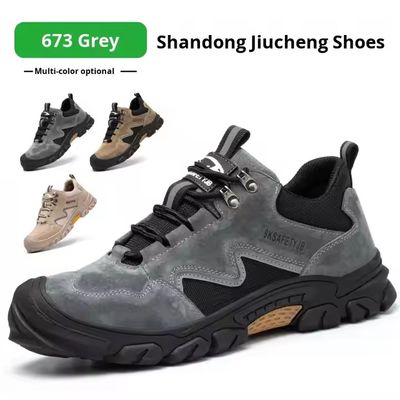 購入 OEM Kevlar Construction Safety Shoes Pigskin Work Shoes Steel Toe Anti Smashing Rubber Sole Safety Shoes online manufacture